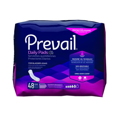 Picture of Prevail bladder control pads maximum 48 ct.